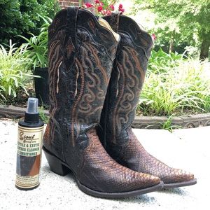 Corral Genuine Python Cowgirl Boots